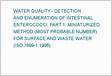 Water quality detection and enumeration of intestinal